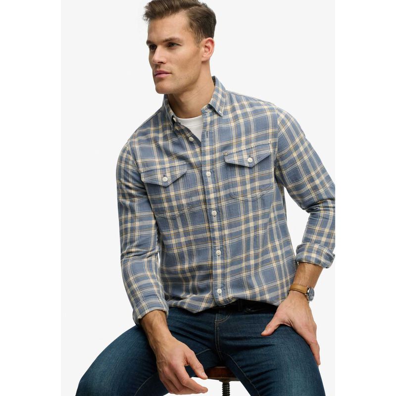 Superdry Merchant Lite Check Shirt image number 2